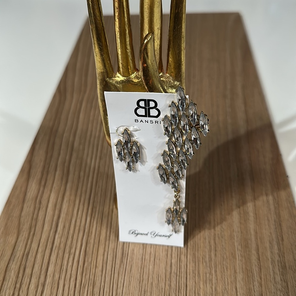 Rhinestones Ear Cuff Set